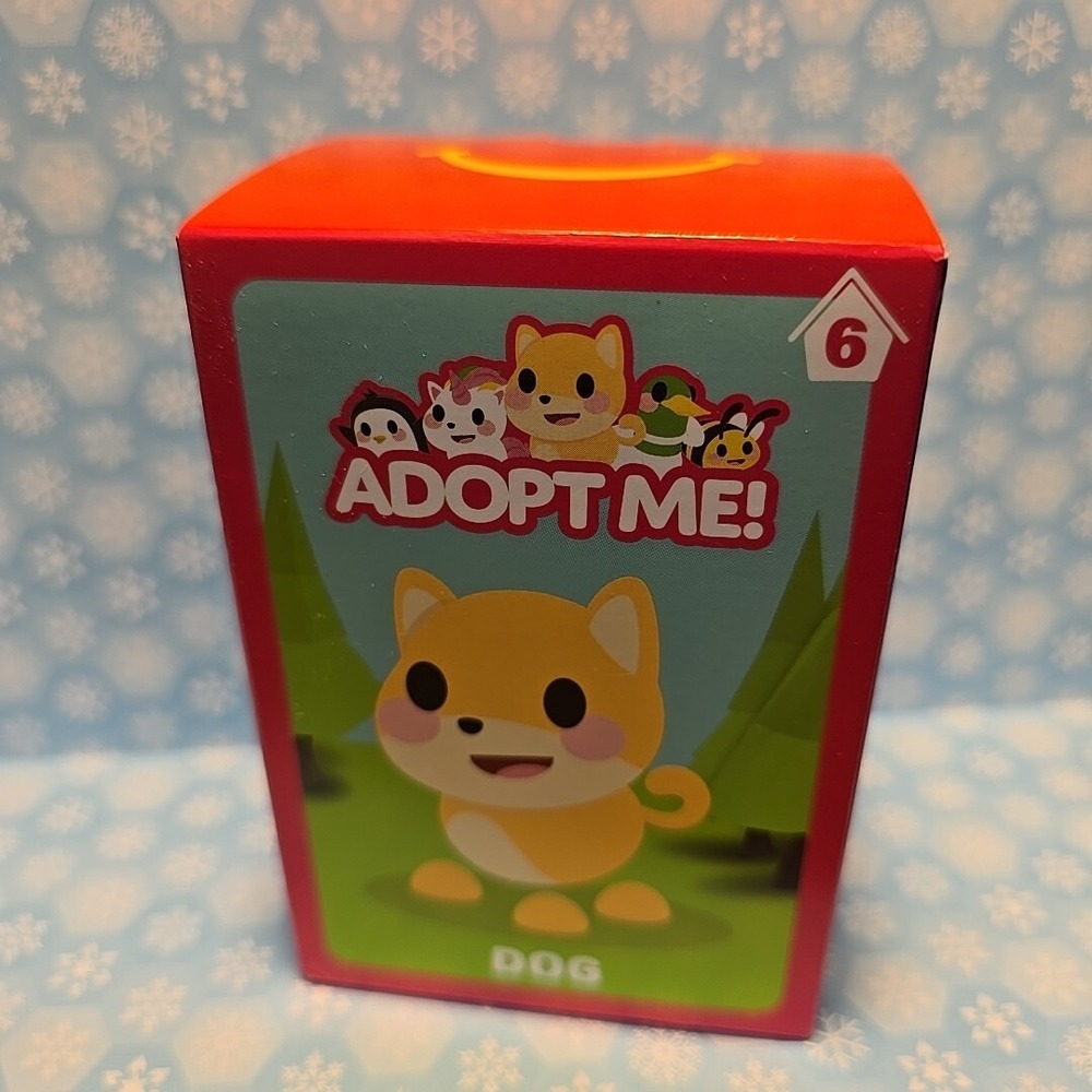 McDonald's Happy Meal 2023 Adopt Me! Toy #6 DOG New‎ in Box NIB
